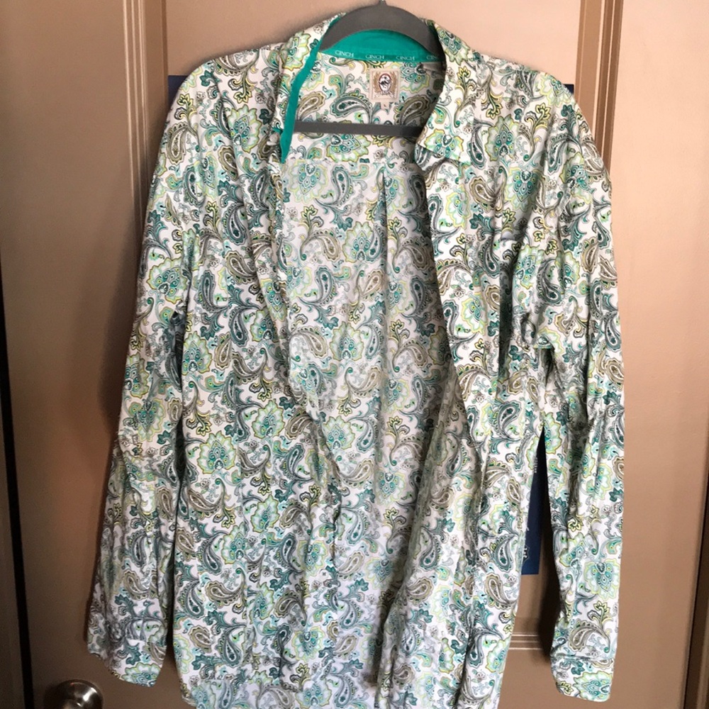 Cinch Paisley Button Down